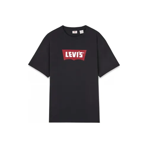Levis Мужские Черные T-Рубашки