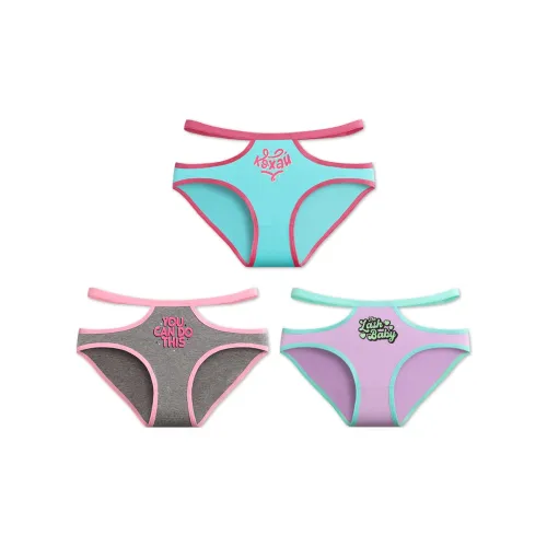 HUADIANPINSE 256642 3 Pack 100% хлопок Женские Треугольник Женские Трусики-бикини