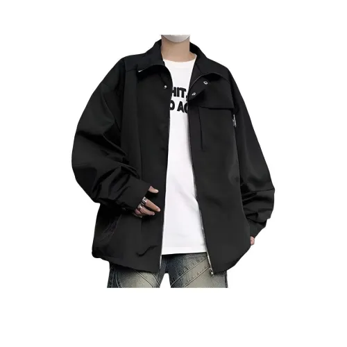 TAOKK Черный Унисекс Куртки