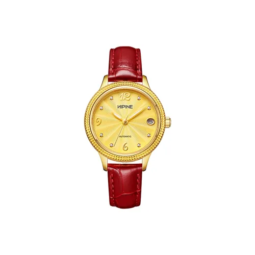 HIPINE Автоматический механический механизм Женские часы Hatsumi series 33 мм Золото