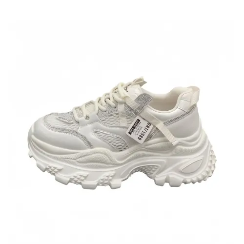 Luji Износостойкий Дышащий Легкий Низкий Топ Кроссовки с Толстой Подошвой Женские