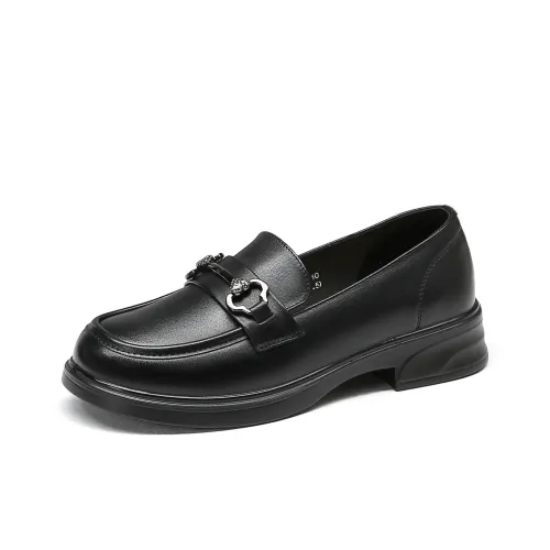 Spider King Лоферы Черные Женские