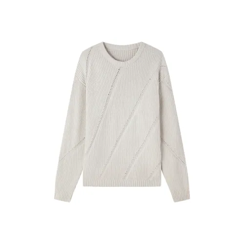 RIVER STONE Экрю Унисекс Трикотаж