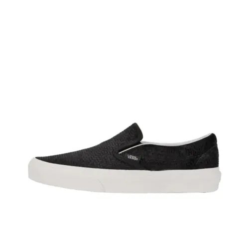 Vans CLASSIC Slip-On Скейтборд Кроссовки Мужские Черные