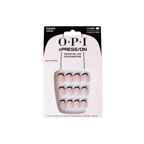 OPI Повседневный Кнопка False Nail Квадратный And Круглый Черный Нюдовый Розовый Однотонный Французский 30 Шт