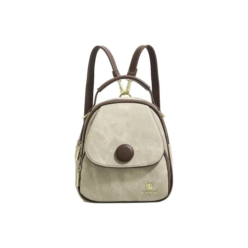SMILE FOCUS Microfiber Synthetic Leather Backpack Standard Women's Green SMILE FOCUS Микрофибра Синтетическая Кожа Рюкзак Стандартный Женский Зеленый