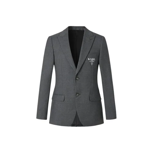 KARL LAGERFELD Городской Офисный стиль Коммутирование FW25 Бизнес Костюм Пальто Мужской