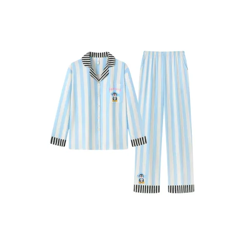 Gongdie Синий Женские Пижамные Комплекты