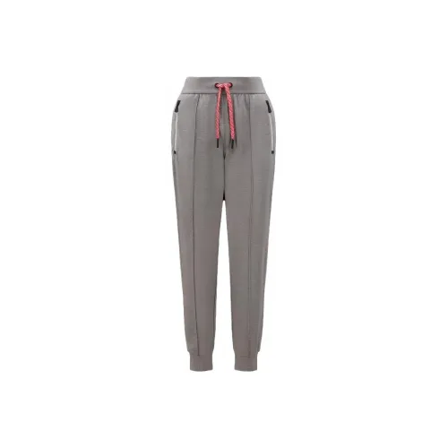 MONCLER Серые Женские Вязаные Спортивные Брюки