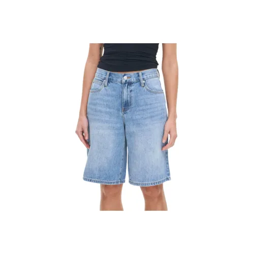 GLASSONS Низкий Шов Деним Джорт Джинсовые Шорты Женские