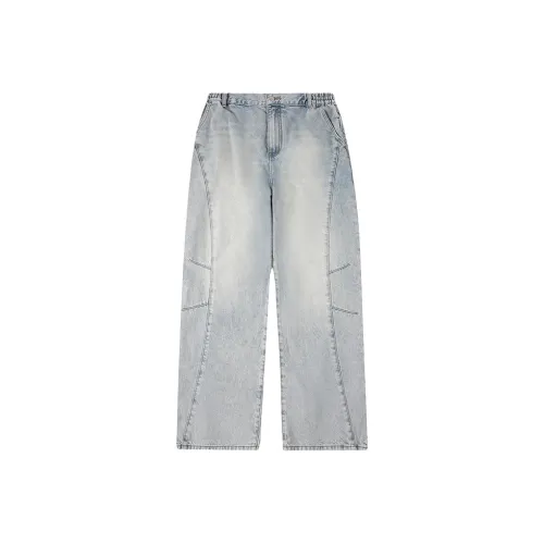 1807 Light Blue Unisex Jeans 1807 Светло-голубые унисекс джинсы