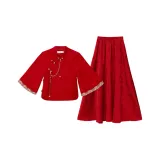 Red Tan-inspired Clothing Sets  
Красный костюмы в стиле Тан, наборы одежды