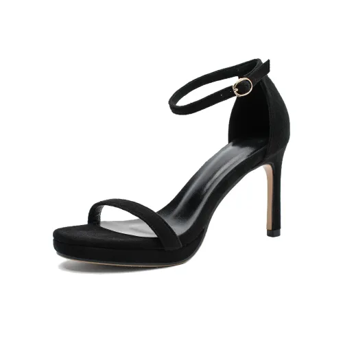 Lan Miao One Ремешок Сандалии Женские Черные