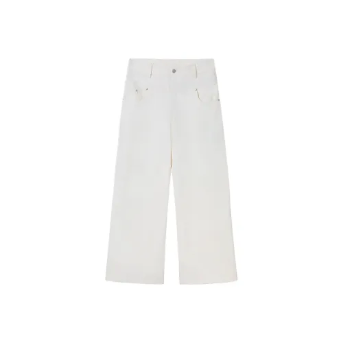 PSO Brand Белый Унисекс Джинсы