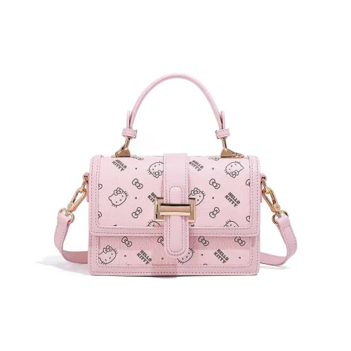 Sanrio HelloKitty Хелло Китти ПУ (полиуретан) Сумка через плечо Сумка Женская Розовая