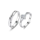 Кольцо для пары "Сигнал сердца" (Свяжитесь со службой поддержки клиентов для индивидуальной настройки)