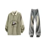 Горох Зеленый + Грязь Желтый Брюки