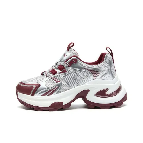 Worm's Home Баланс Устойчивый к истиранию Низкий Топ Кроссовки с Толстой Подошвой Женские