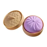 Большой размер, фиолетовый - с паровой корзиной