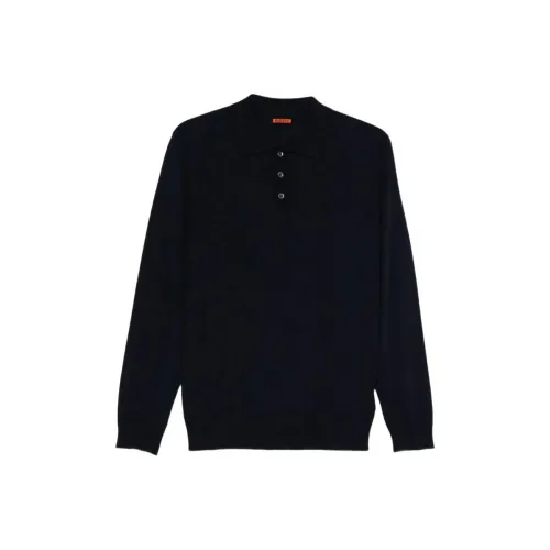 Barena Мужская поло синего цвета