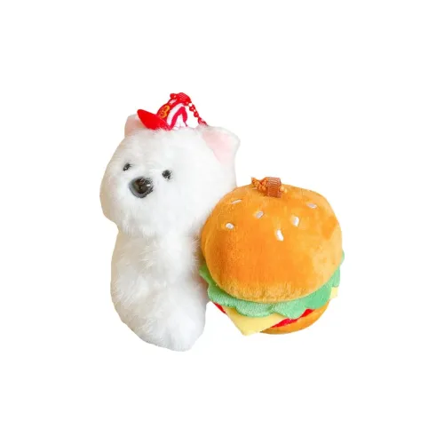 Ha Jie Bret Веселье Магнитный Гамбургер Плюшевый Брелок 9 см Рекомендуемая высота