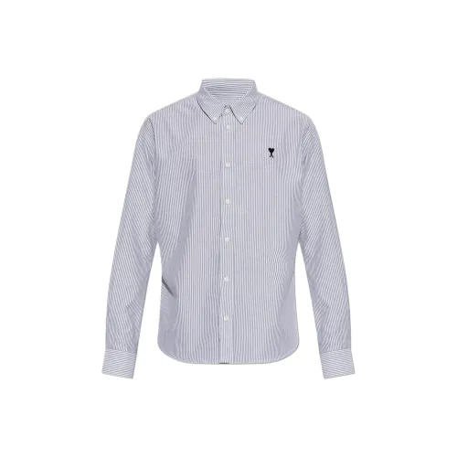 AMIPARIS Белый Черный Мужские Рубашки