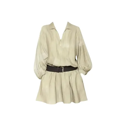 SKYA Длинное платье с длинными рукавами женское