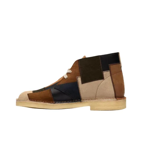 Clarks Desert Patch Booties Men's Multicolor