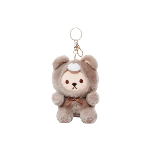 GEWEILA Cute Gray Bear Plush Pendant 13cm Рекомендуемая высота