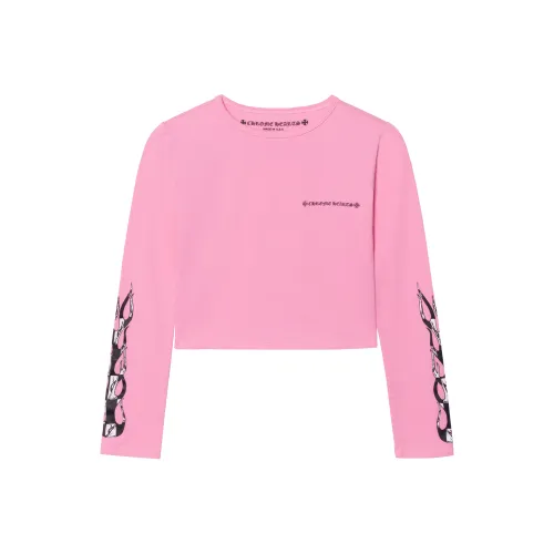 Chrome Hearts CROP TOP Женский Розовый