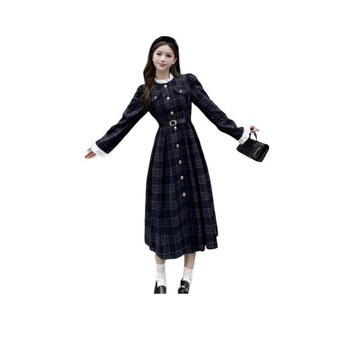 ZCDECO Длинное платье с длинными рукавами женское