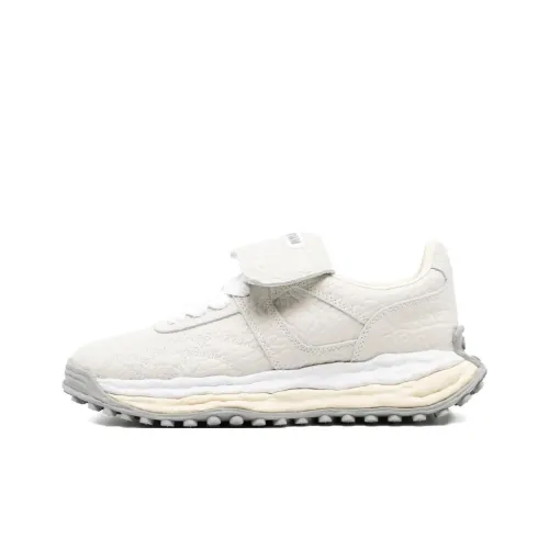 MIHARA YASUHIRO Низкий топ Повседневная обувь Мужская Светло-серый Белый