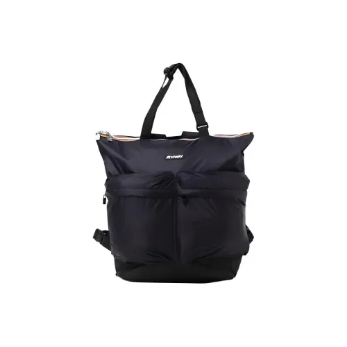 K WAY Нейлоновый рюкзак унисекс черного цвета