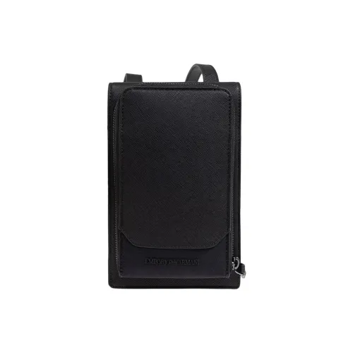 EMPORIO ARMANI Холст Чехол для телефона Мужской Черный