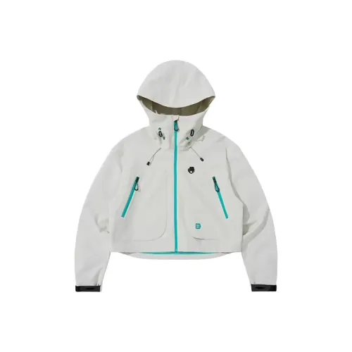 ETSE Светло-серая зеленая ветровка Женская куртка