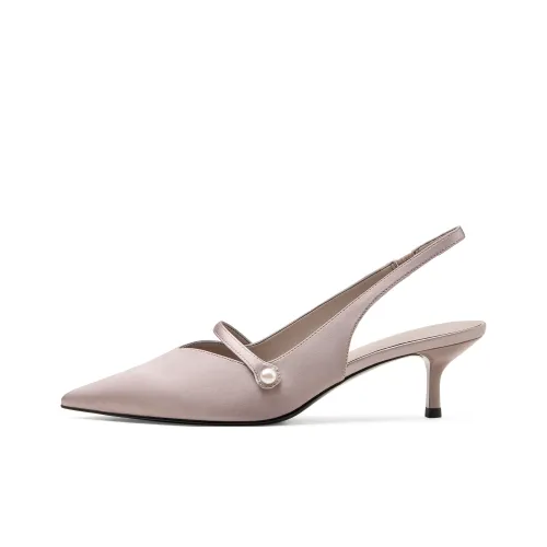 CHARLES KEITH Маленький CK Узкий каблук Высокие каблуки 5,6 см Женские Розовый Фиолетовый Фуксия