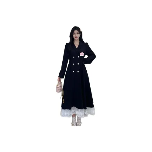 ZCDECO Длинное платье с длинными рукавами женское