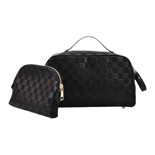 OMGD Модный Шахматный узор Большая емкость Минималистичный Комбо Сумка для хранения Защита от пыли Водонепроницаемый