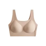 [Сливающийся Размер бюстгальтера Широкая лямка] Темная кожа