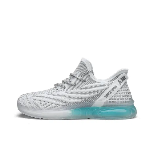 RENBEN Амортизация Дышащий And Широкий Низкий Топ Повседневная Обувь Мужская Белый Серый