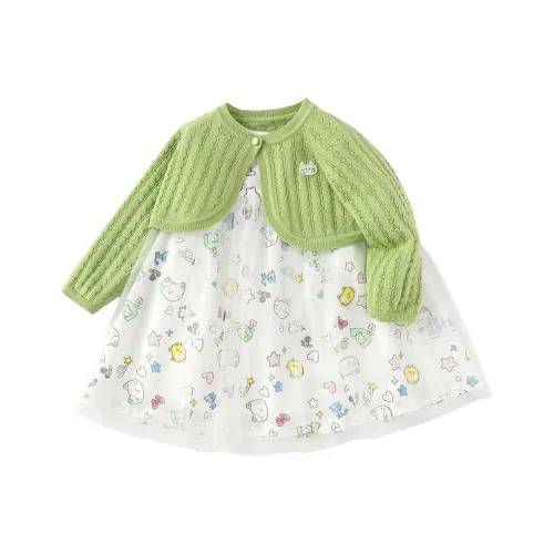 Balabala Белый Зеленый Тон 00414 Kids Комплекты с Юбкой