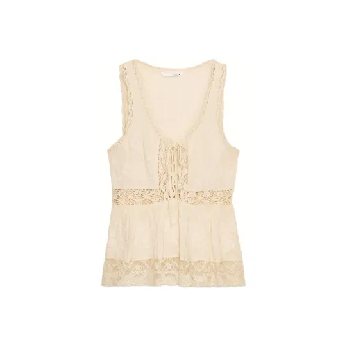 ZARA ZW Series Морозный белый Женские Майки