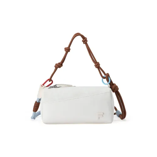 FILA FUSION Полиуретан ПУ (полиуретан) синтетическая кожа сумка через плечо маленькая унисекс зефирно-белый