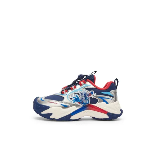 Balabala Детская туристическая обувь, синий и белый цвет, тон 00381, дошкольная