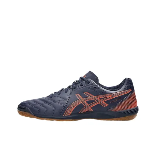 Asics CALCETTO WD 9 Футбольные бутсы Унисекс Черный Оранжевый