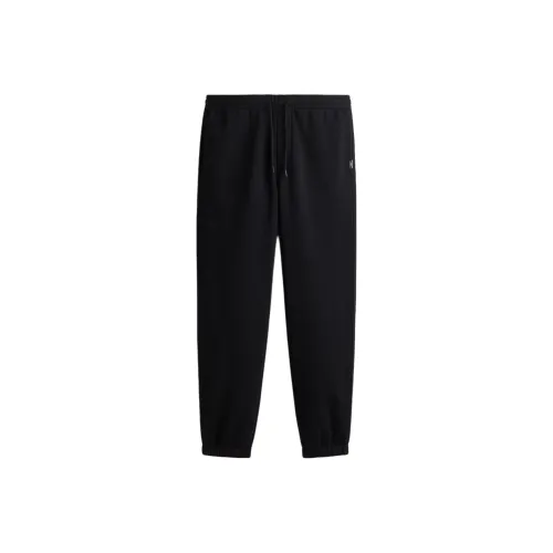 H&M Черные Мужские Вязаные Спортивные Штаны