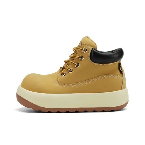 FIVE PLUS Короткий MID Голень Мартин Boot Женские Желтый