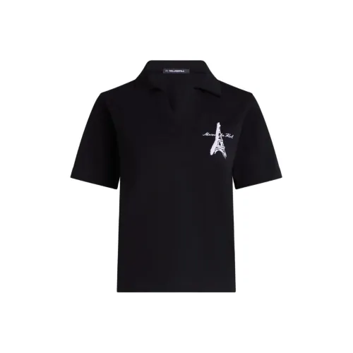 Karl Lagerfeld FW25 Стандартная T-рубашка Женская