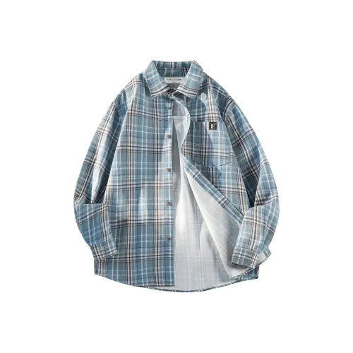 Être Par Lee Синий Унисекс Рубашки