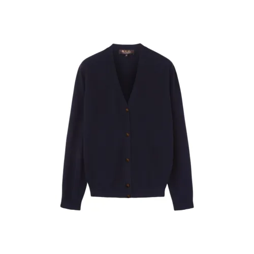 Loro Piana Темно-синие женские кашемировые свитеры